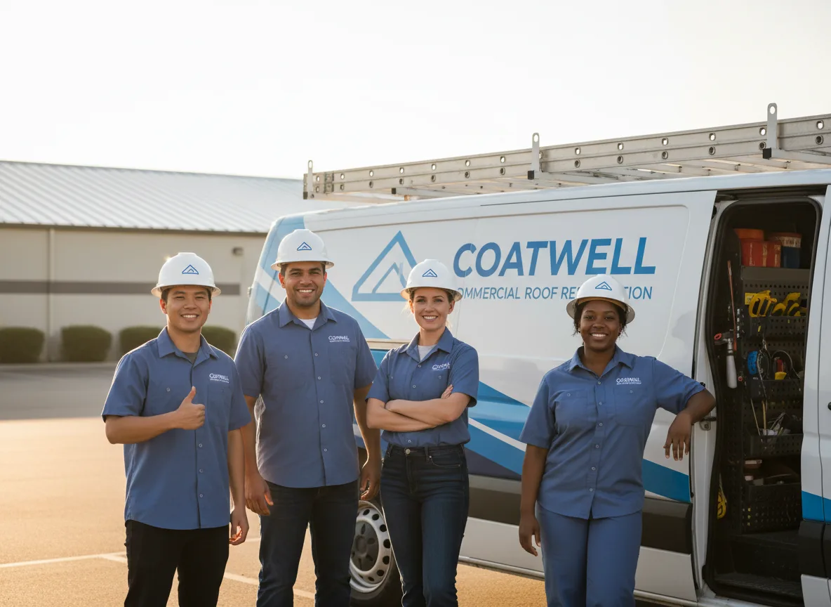Commercial roof coating company in Van Voorhis, PA
